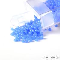 Ceylon Round  perles de verre, Des billes de verre, Rond, DIY, plus de couleurs à choisir, 2mm, Vendu par boîte