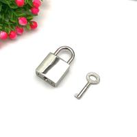 Stainless Steel Key Pendants, 304 Stainless Steel, Lock and Key, Vacuum Ion Plating, 2 pieces & fashion jewelry & DIY & Unisex, silver color 