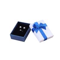 Jewelry Gift Box, Paper, with Sponge, Square, hardwearing 