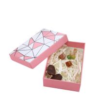 Jewelry Gift Box, Paper, with Rafidah Grass & Sponge, Square, hardwearing pink 