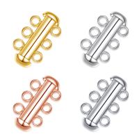 Sterling Silver Slide Lock Clasp, 925 Sterling Silver, plated, DIY 