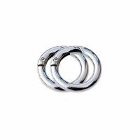 Zinc Alloy Spring Ring Clasp, Donut, plated, DIY 