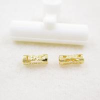 Brass Tube Beads, Column, DIY & hollow, golden 