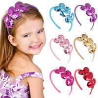 Kinder Schmuck Haarband, Pailletten, Herz, handgemacht, für Kinder, keine, 101.6x127mm, verkauft von PC