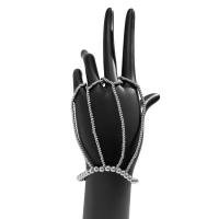 Braut Armband- Ring, Verkupferter Kunststoff, mit Kunststoff Perlen, plattiert, verschiedene Stile für Wahl & für Frau, 57mm, 22mm, verkauft von PC