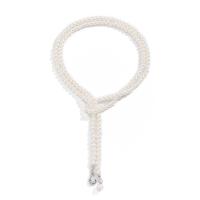 Plastic Pearl Necklace, with Glass, Teardrop, fashion jewelry & for woman Approx 37 Inch 