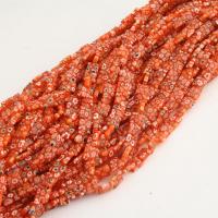 Millefiori Glass Beads, Rectangle 