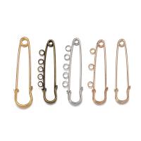 Zinc Alloy Brooch Finding, Safety Pin, plated, DIY & for woman Approx 