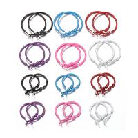 Stainless Steel Hoop Earring, 303 Stainless Steel, Donut, Galvanic plating & for woman, mixed colors, Approx 