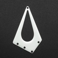 Stainless Steel Pendants, 201 Stainless Steel, Geometrical Pattern, Vacuum Ion Plating, fashion jewelry & DIY & Unisex  original color 