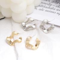 Zinc Alloy Stud Earring, plated, fashion jewelry & for woman 23mm 