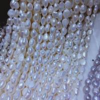 Perlas Arroz Freshwater, Perlas cultivadas de agua dulce, Bricolaje, Blanco, longitud:aproximado 38 cm, Vendido por Sarta