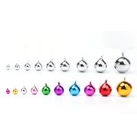 Iron Jingle Bell for Christmas Decoration, plated, DIY mixed colors 