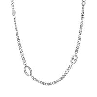 Titanium Steel Jewelry Necklace & Unisex, original color 