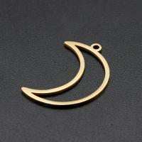 Stainless Steel Pendants, 201 Stainless Steel, Vacuum Ion Plating, fashion jewelry & DIY & Unisex  & double-hole, golden 