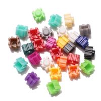 Juguetes de ladrillo, Plástico, color mixto, 8mm, 500PCs/Bolsa, Vendido por Bolsa