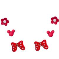 Zinc Alloy Stud Earring Set, three pieces & fashion jewelry & for woman, 10mm 