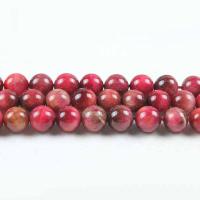 Tiger Eye Beads, Round, polished, DIY, cherry, 8mm Approx 14.96 Inch 