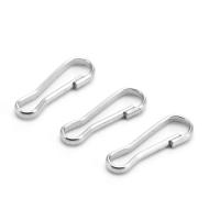 304 Stainless Steel Snap Hook Clasp, Buckle, machine polished, DIY original color 