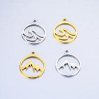 Stainless Steel Pendants, 304 Stainless Steel, Vacuum Ion Plating, fashion jewelry & Unisex 