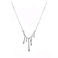 Zinc Alloy Necklace, with 1.96inch extender chain, platinum color plated, fashion jewelry & oval chain & for woman Approx 17.7 Inch 