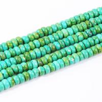 Perles en Turquoise synthétiques, abaque, poli, vert Environ 14.76 pouce, Environ Vendu par brin