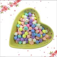 Candy Stil Acryl Perlen, Laterne, Spritzgießen, DIY, gemischte Farben, 6mm, verkauft von Tasche
