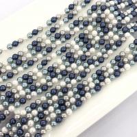 Peties perles de la mer du sud, Shell Pearl, Rond, DIY & normes différentes pour le choix, plus de couleurs à choisir Environ 14.96 pouce, Vendu par brin