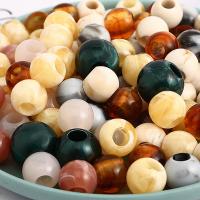 Solid Color Acrylic Beads, Round, DIY Approx 