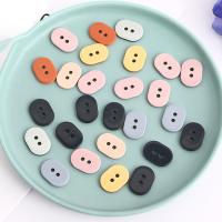 Смолы кнопки 2 отверстия, канифоль, DIY & эмаль, Много цветов для выбора продается PC