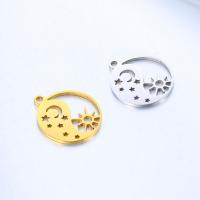 Stainless Steel Pendants, 304 Stainless Steel, Vacuum Ion Plating, fashion jewelry & DIY 