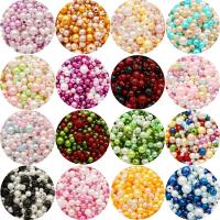 Perles en plastique ABS, Plastique ABS perle, Rond, DIY, plus de couleurs à choisir, 3-8mm, Environ Vendu par sac