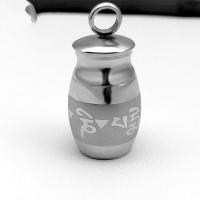 Stainless Steel Jewelry Charm, 304 Stainless Steel, Calabash, machine polished, fashion jewelry & DIY & Unisex, original color 