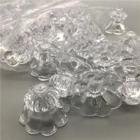 Kunststoff Perlenkappen, Spritzgießen, DIY, klar, 28x34mm, 49PCs/Tasche, verkauft von Tasche