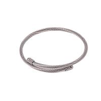 Stainless Steel Cuff Bangle, 304 Stainless Steel, Unisex, silver color, 55-65mm 