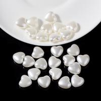 Perles en plastique ABS, Placage, blanc Vendu par sac