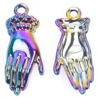 Zinc Alloy Hand Pendants, colorful plated, Unisex Approx 19.69 Inch 