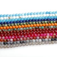 Mixed Agate Beads, Round, DIY & faceted 8mm, Approx 