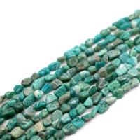 Amazonit Perlen, Unregelmäßige, DIY, grün, 6x8mm, Länge:ca. 38 cm, verkauft von Strang