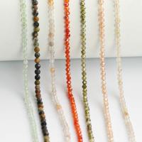 Kubischer Zirkonia Perlen Schmuck, rund, DIY & verschiedene Größen vorhanden & facettierte, keine, Länge:ca. 14.96 ZollInch, verkauft von Strang