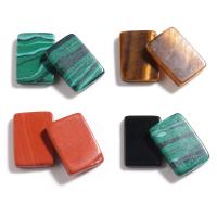 Gemstone Cabochons, Natural Stone, Rectangle, DIY Approx 