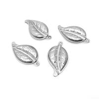 Stainless Steel Leaf Pendant, 304 Stainless Steel, machine polished, fashion jewelry & DIY & Unisex & machine polishing, original color Approx 1mm 