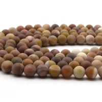 Yolk Stone Bead, Round, polished, DIY & frosted Approx 15.16 Inch 
