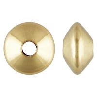Doublé or perle d'entretoise, abaque, 14K rempli d’or, DIY & normes différentes pour le choix, doré, Vendu par PC