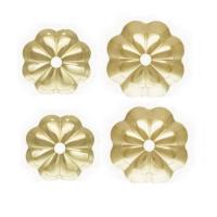 Doublé or calotte de perle, fleur, 14K rempli d’or, DIY & normes différentes pour le choix, doré, Vendu par PC