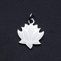 Stainless Steel Flower Pendant, 201 Stainless Steel, Vacuum Ion Plating, fashion jewelry & polished & DIY & Unisex 