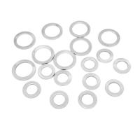 304 Stainless Steel Machine Cut Closed Jump Ring, Round, polished, fashion jewelry & polished & DIY & Unisex original color 