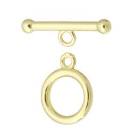 Brass Toggle Clasp, gold color plated, fashion jewelry & DIY, golden, 11*14*2mm,19*5*3mm Approx 2mm 