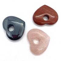Pendentifs pierres gemmes mixtes , pierre gemme, coeur, différents matériaux pour le choix, plus de couleurs à choisir Vendu par PC
