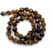 Tiger Eye Beads, Round, Star Cut Faceted & DIY mixed colors Approx 14.96 Inch 